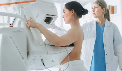 Implantes senos, mastografía