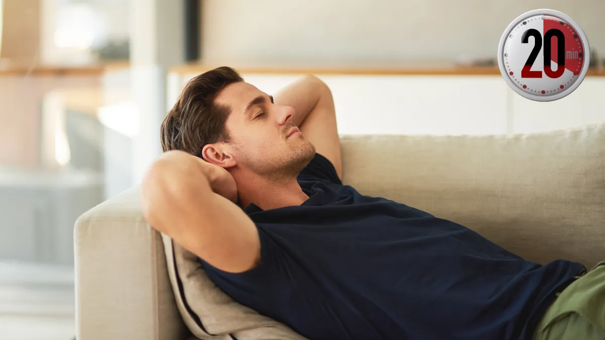 siesta de 20 minutos