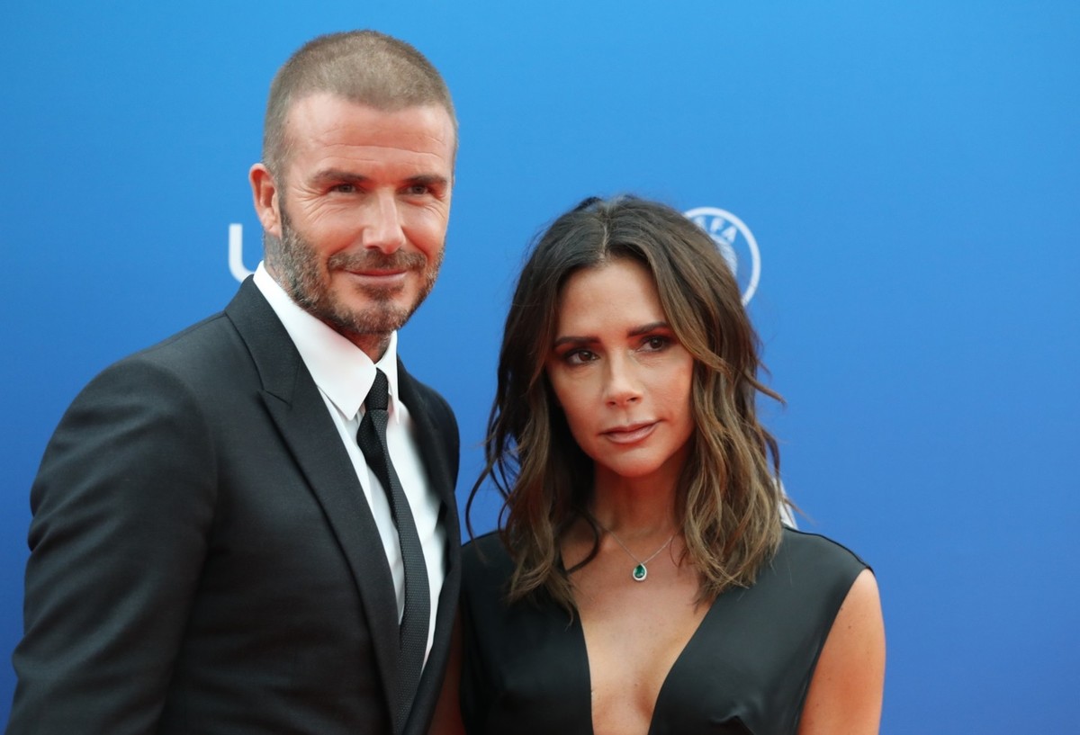 David Beckham y Victoria Adams 
