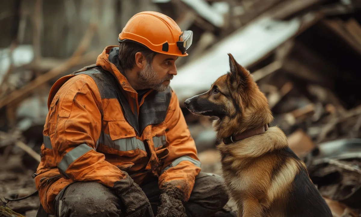 Héroes de cuatro patas: la crónica de los perros rescatistas de México